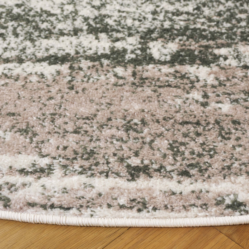 Manneville Performance Abstract Rug, Round 6'