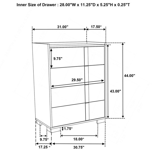Dimensions du produit