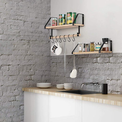 2 Piece Floating Shelf
