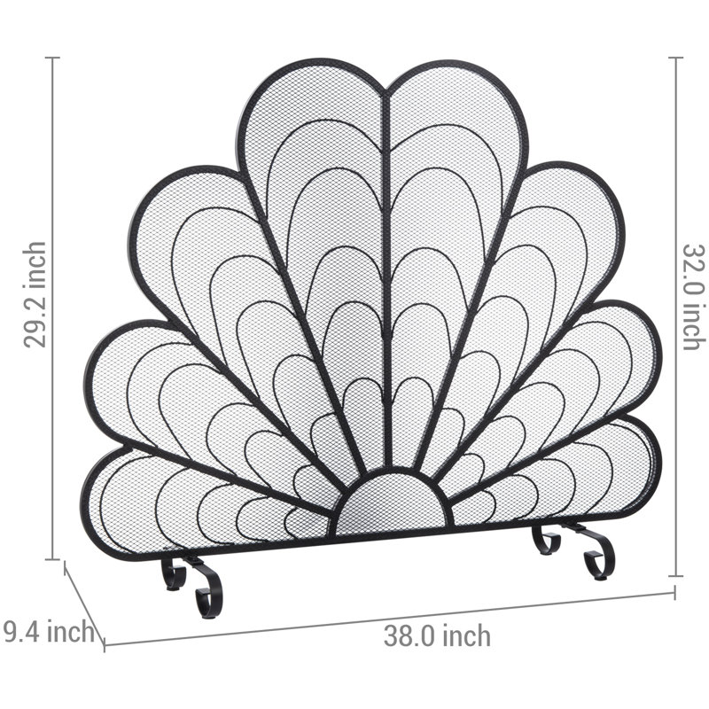 Pare-étincelles en métal Montrece Peacock