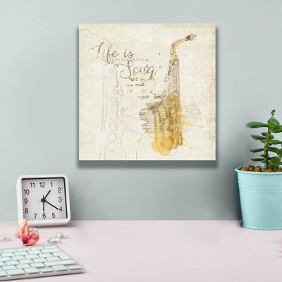 "Epic Graffiti" Musical Gift 2 "par Katie pertiet, art mural sur toile