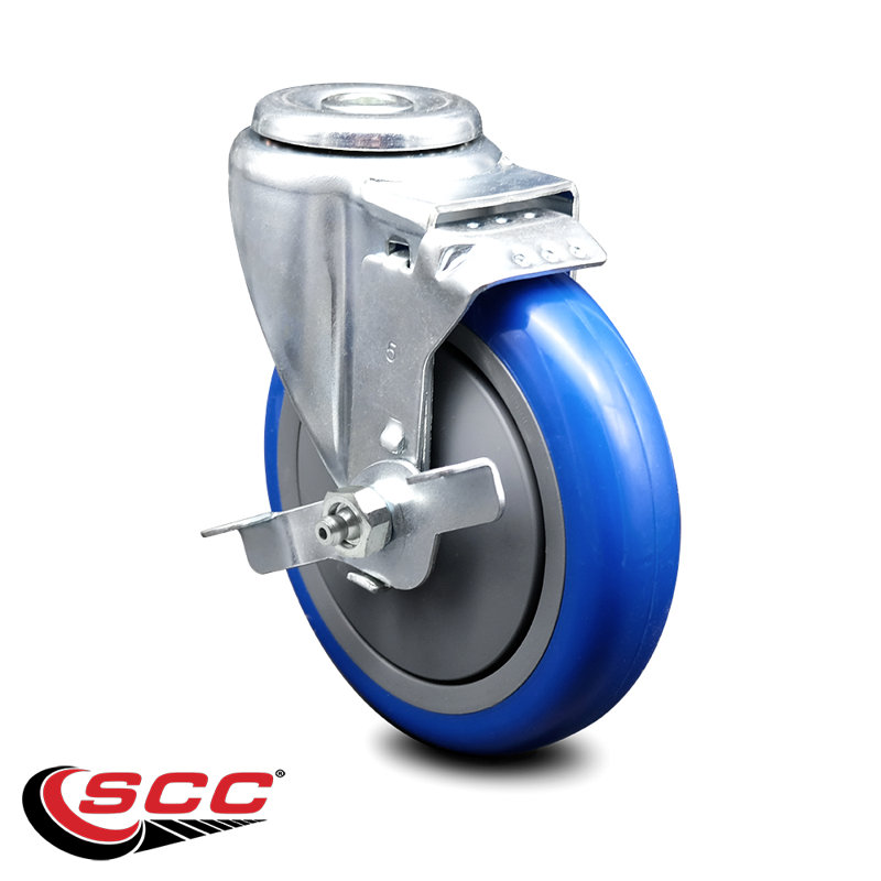 Polyurethane Caster, Blue