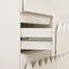 Commode et commode à 6 tiroirs Modern Ivory, rangement en bois spacieux pour la chambre à coucher