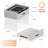Cyani 1 - Drawer Nightstand with Wireless Charging, LED Lights, Bluetooth Player & Sensor Light-718389893