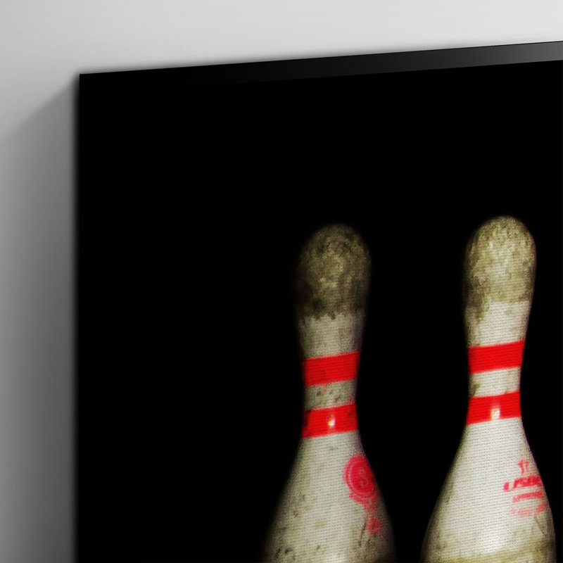 Tenpin Bowling Photographic - Wrapped Canvas, 35cm H x 50cm W