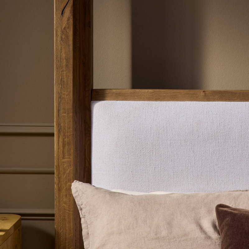 Kolsten Canopy Bed-Antwerp Bone-King, King