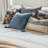 Coastline Beige Nautical Texture Throw Pillow, 20" x 20", Throw Pillow For Couch or Bed