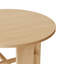 Table de salle à manger d'intérieur en bois, naturel