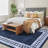 Machine Washable Rug Modern Geometric Hallway Rug With Rubber Backing Low Pile Indoor Carpet for Entrance Kitchen Bedroom-616082425