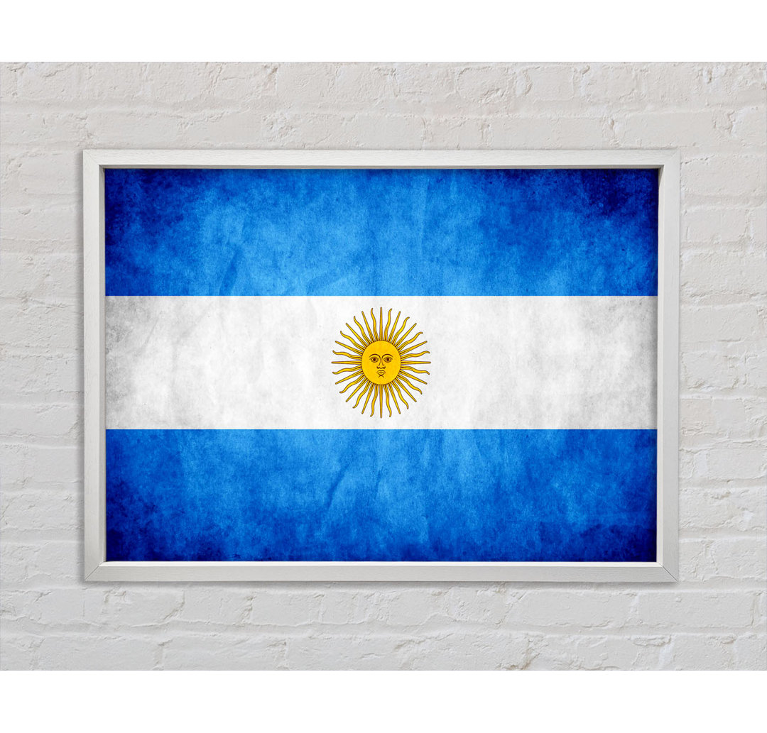 Argentinien Flagge - Druck