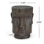 Table d'appoint d'extérieur Moai Statue