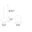 Lodes Nostalgia Suspension Lamp Transparent Cable Line-V-2124801889