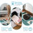 Boho Geometric Machine Washable Rug with Rubber Backing Soft Low Pile Non Slip Carpet for Living Room Bedroom-1425783550