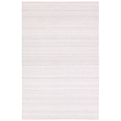 Tapis extérieur gris / blanc à motif de treillis fabriqué à la main Schwandt Imogen