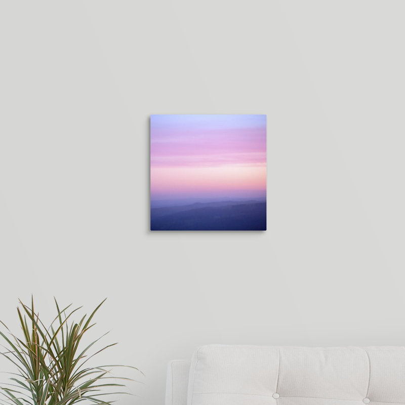 «Pink Dusk III» par Doug Chinnery - reproduction de photo sur toile, H 12 po x l 12 po x P 1,5 po