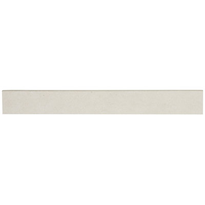 Haut Monde 24" x 3" Porcelain Bullnose Tile Trim in Nobility Cream
