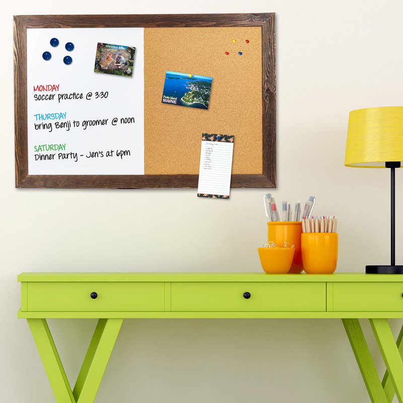 Magnetic Cork Dry Erase Board
