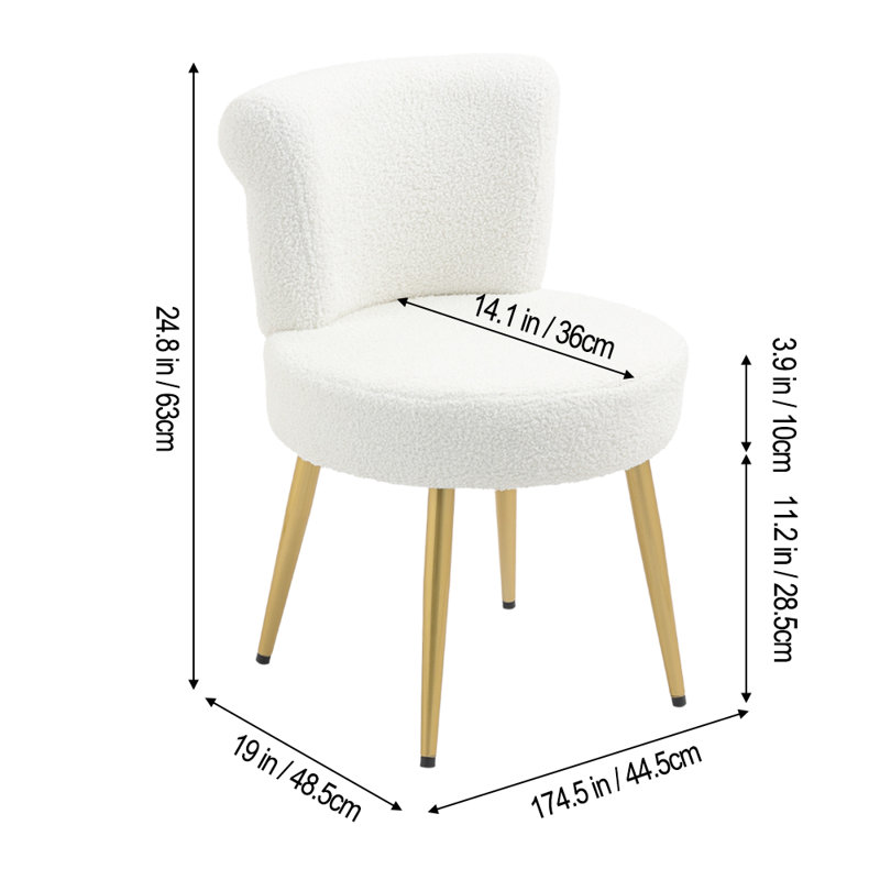 Particle Board Accent Stool