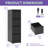 4-Drawer Lockable Metal Vertical File Cabinet for A4/Legal/Letter Size - Perfect for Office & Home Use-1255002683