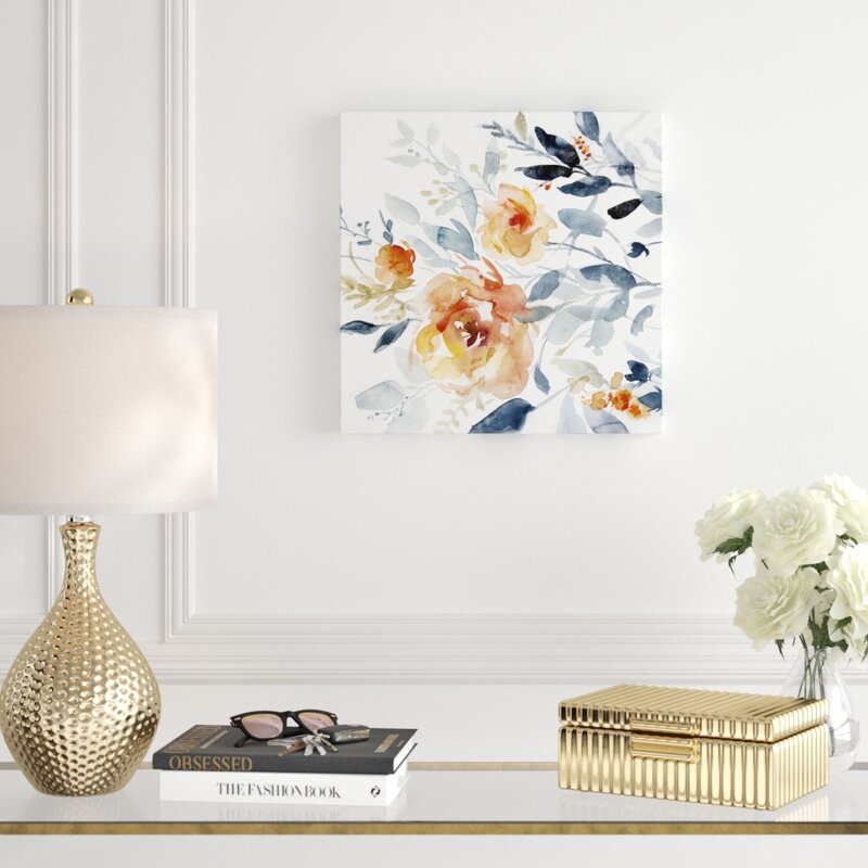 House of Hampton® Flowering Branches II Painting & Reviews | Wayfair