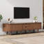 Unfinished TV Stand for TVs up to 58" with Fireplace Included-408803497