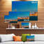 « illuminé san francisco horizon cityscape », reproduction de photo sur toile tendue-18298359