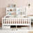 Teen Bed Platform Standard Bed With Bookcase And Drawers-155624400-155624413