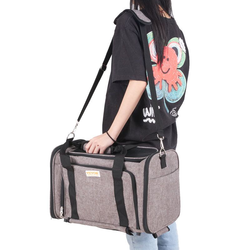 Fabric Soft-Sided Crate with 4 Doors