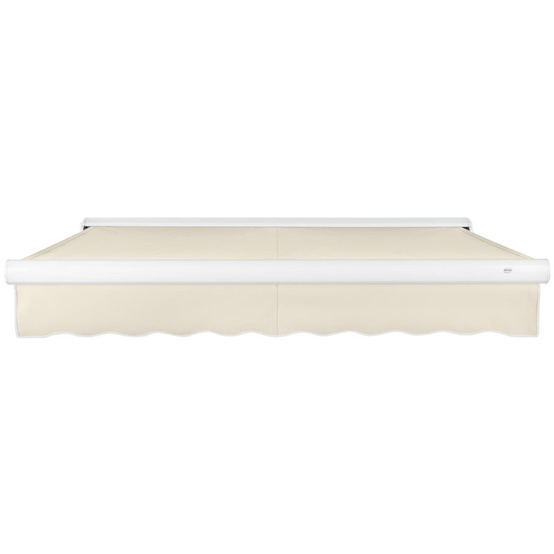 Auvent rétractable avec cassette Awntech Key West, Lin lin, Côté gauche, H 10 po x l 144 po x P 120 po