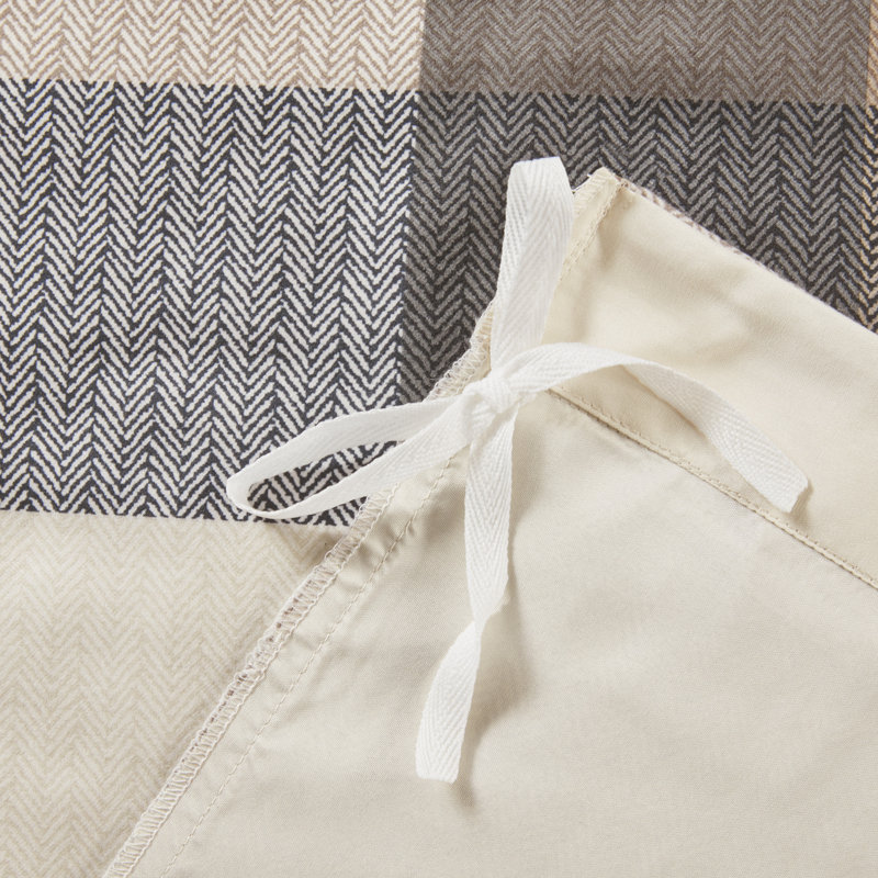 Ensembles de literie à chevrons douillets, tissu en polyester, style maison de campagne, pour la maison