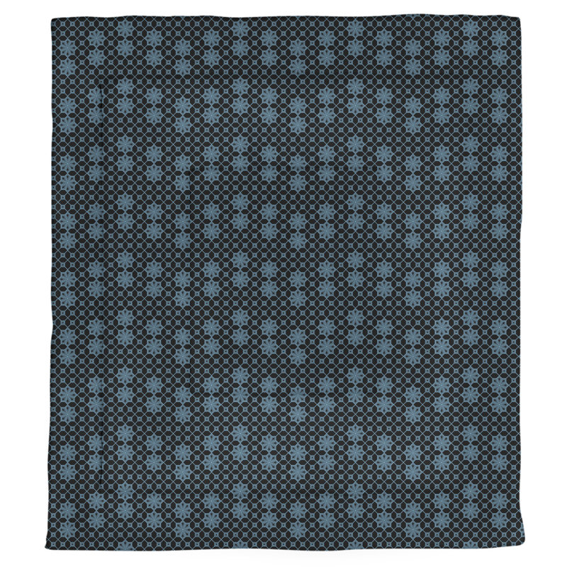 Katelyn Elizabeth Modern & Contemporary Polyester Geometric Shapes Comforter, Twin XL Comforter, Blue/Black