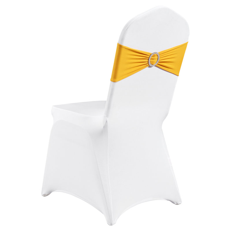 Housse de chaise pliante en spandex extensible VEVOR, housse de chaise ajustée universelle avec ceintures de chaise