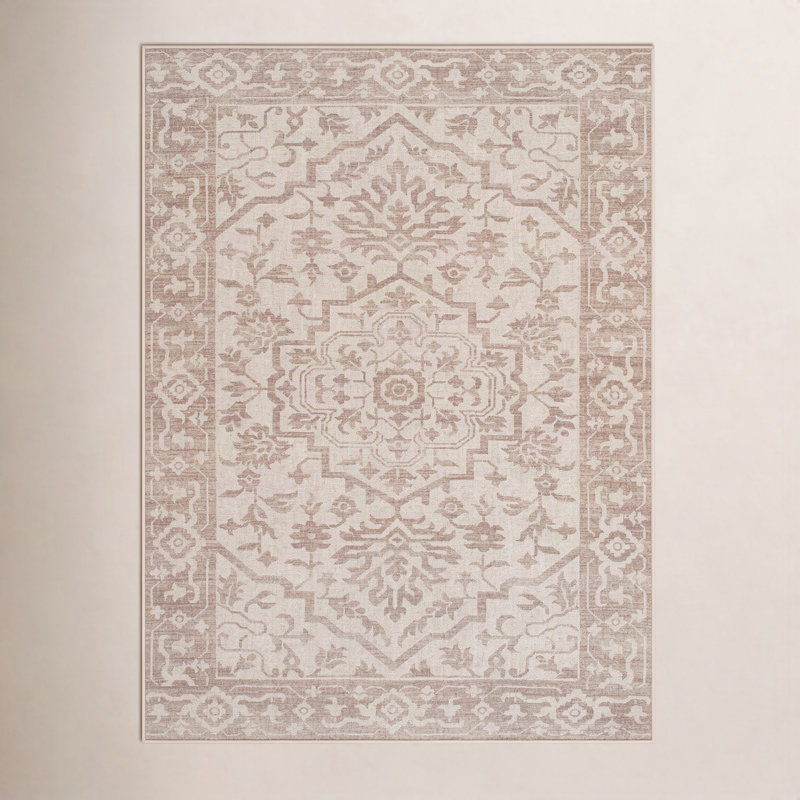 Bellecourt Machine Washable Area Rug, Rectangle 2' x 3'