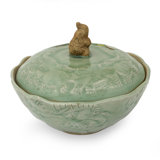 Celadon Handmade Earthenware Rice Bowl