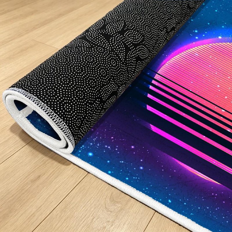 Tapis d'intérieur rétro lavable à la machine