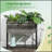 Elevated Planter Box with Rattan Wicker Look-111224552