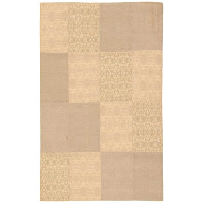 Tapis ivoire noué à la main Strunk