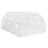 Greenhouse White PE Mesh Fabric with Galvanized Steel Frame 145.3 Square Feet Outdoor Plant House-123384059-123384056
