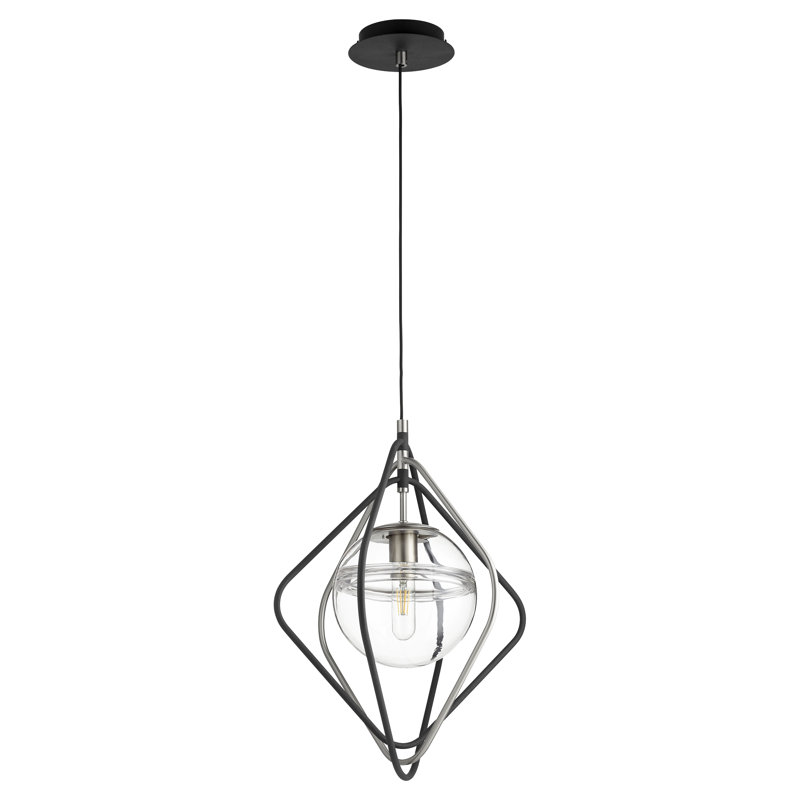 Nikia 1 - Light Single Pendant, Satin Nickel