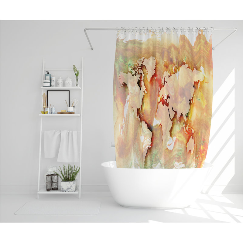 Dimetri Polyester Shower Curtain Set