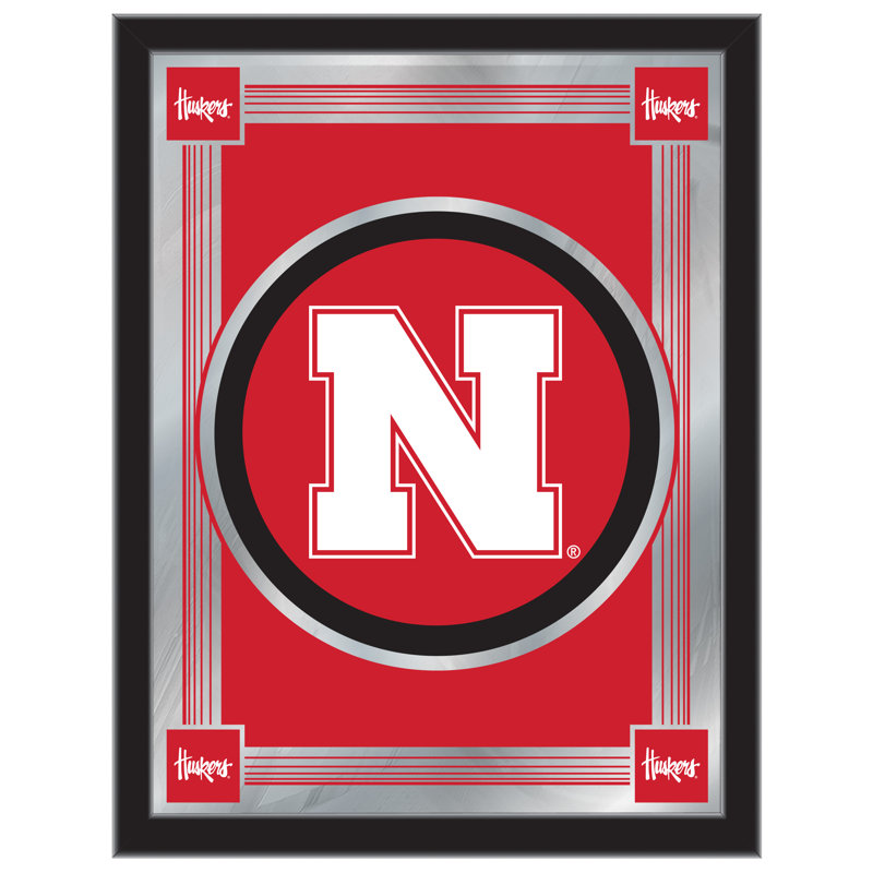 NCAA Logo Mirror, impression encadrée, Nebraska