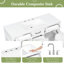 48" Freestanding Modern Single Bathroom Vanity with Ceramic Sink Top,Bathroom Storage System-133407147