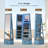 Jewelry Armoire Cabinet With Mirror, Led Lights, Rotating Storage Shelves, And Lockable Design-957558722