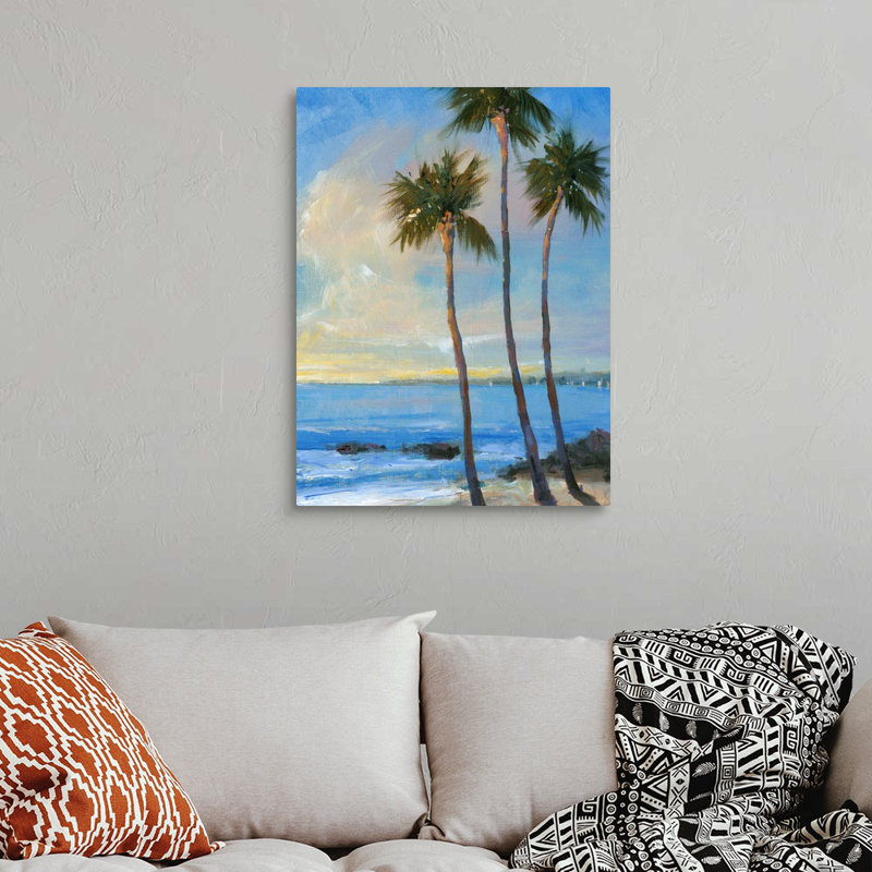 Art mural sur toile Tropical Breeze II, Toile tendue, H 32 po x l 24 po x P 1,25 po