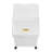 Ingredient Bin, 10.5 Gallons Capacity Ingredient Storage Bin, PP Material Flour Bins On Wheels, White Shelf Ingredient Bin with Scoop and Sliding Lid, Commercial Storage Bins