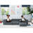 4-Piece Cozee Kids Sofa and Ottoman Set