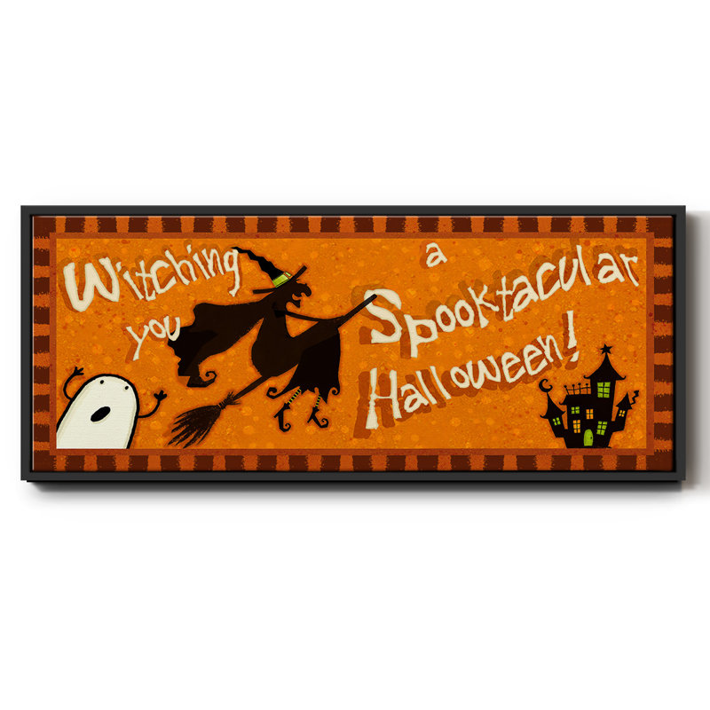 Spooktacular Collection D- Framed Canvas