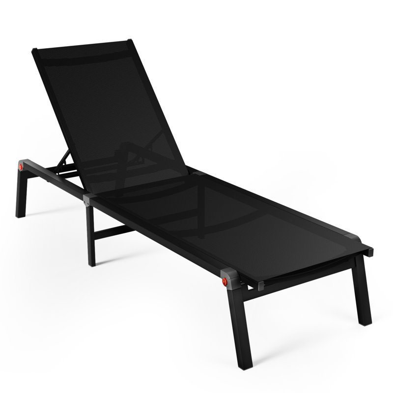 Aluminum Folding Outdoor Recliner Set, Adjustable Beach Lounge Chairs, Lightweight Portable Design for Patio, Camping, or Poolside Relaxation