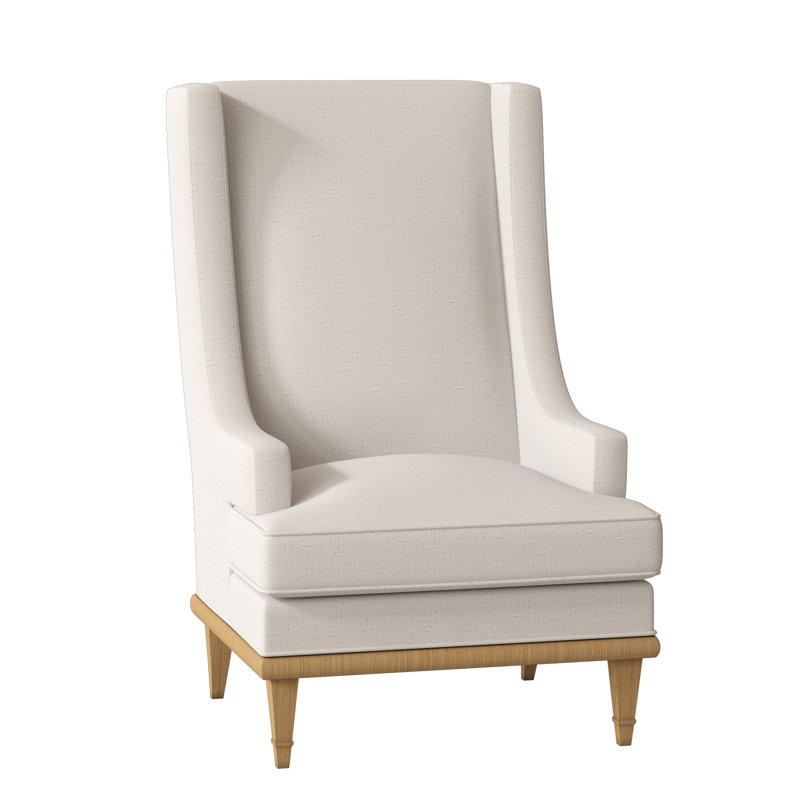Fauteuil à oreilles 30 po Dublin, Ivoire de Venise, Ambre