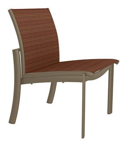 Kor Outdoor Dining Side Chair, Moab, Gold Coast